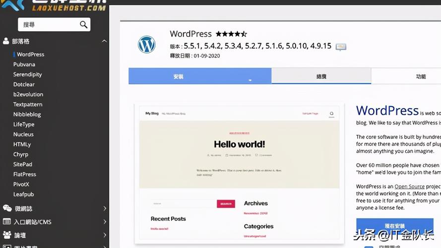 wordpress换空间？Wordpress是什么？